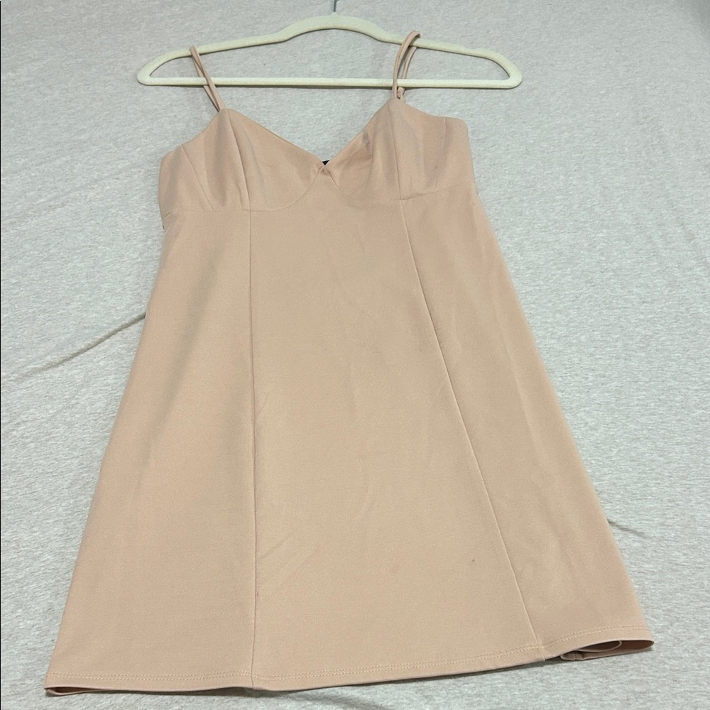 Kendall & Kylie Blush Slip Dress